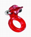 anillo con vibro lenguita wireless color rojo